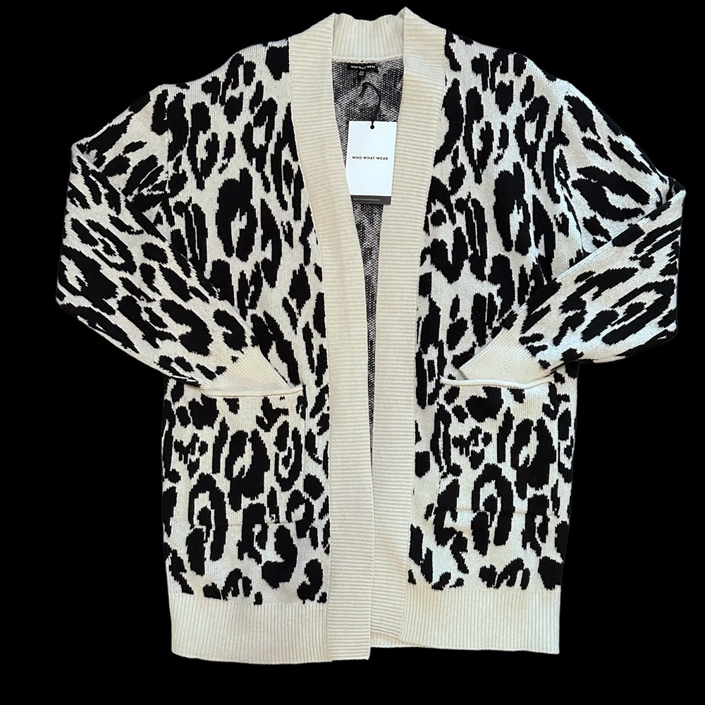 Animal Print Cardigan